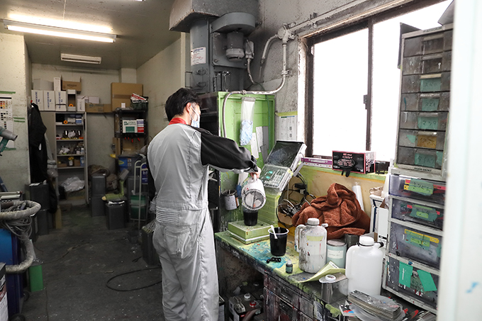 鈑金塗装について